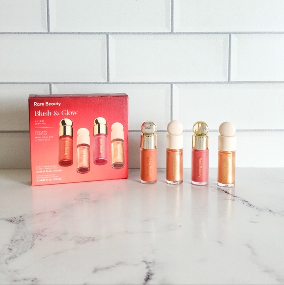 Rare Beauty Makeup Rare Beauty Blush Glow 4piece Mini Set Poshmark